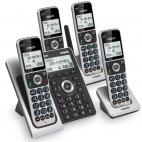 4-Handset Extended Range Expandable Cordless Phone with Bluetooth Connect to Cell, Smart Call Blocker and Answering System - view 4