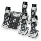 5-Handset Extended Range Expandable Cordless Phone with Bluetooth Connect to Cell, Smart Call Blocker and Answering System - view 2