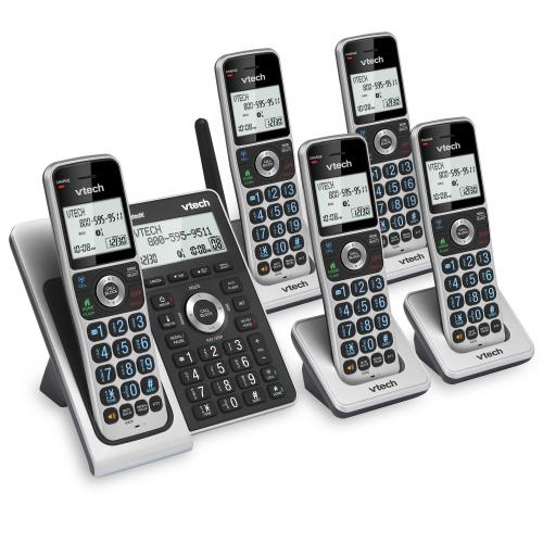 Display larger image of 5-Handset Extended Range Expandable Cordless Phone with Bluetooth Connect to Cell, Smart Call Blocker and Answering System - view 4